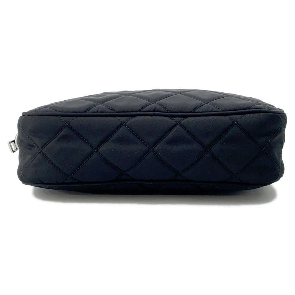 Prada handbag quilted black chain shoulder bag - Picture 3 of 12